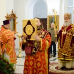 В первый день Рождественского поста в главном храме епархии совершили празднование в честь Собора новомучеников Павлодарских 