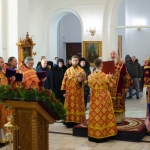 В первый день Рождественского поста в главном храме епархии совершили празднование в честь Собора новомучеников Павлодарских 