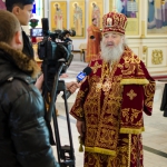 В первый день Рождественского поста в главном храме епархии совершили празднование в честь Собора новомучеников Павлодарских 