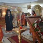 В день престольного праздника в Никольском храме Павлодара Божественную литургию совершил архиепископ Павлодарский и Экибастузский Варнава