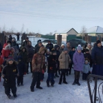 Рождественские гуляния прошли в Иоанно-Предтеченском приходе села Орловка Щербактинского района 